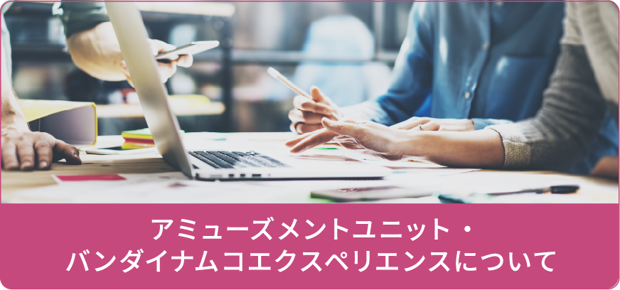 アミューズメントユニット・バンダイナムコエクスペリエンスについて